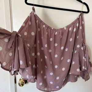 Off the shoulder top